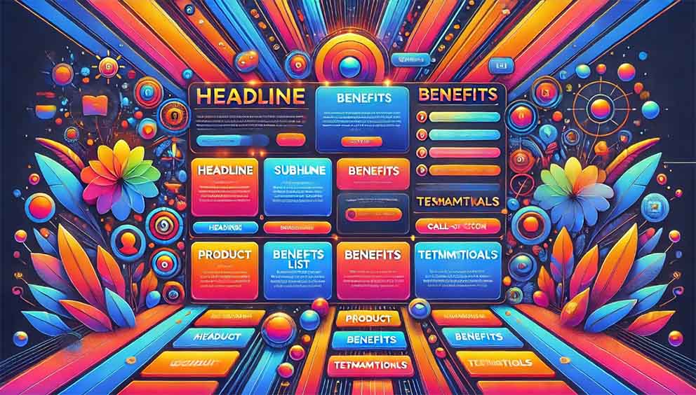 estructura de una landing page