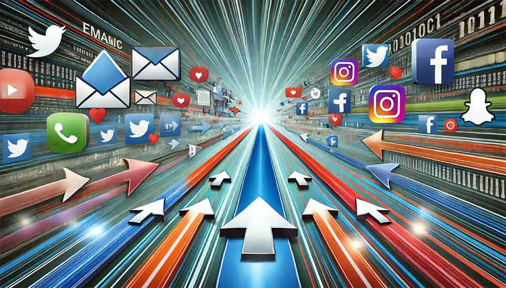 trafico emails y redes sociales a web
