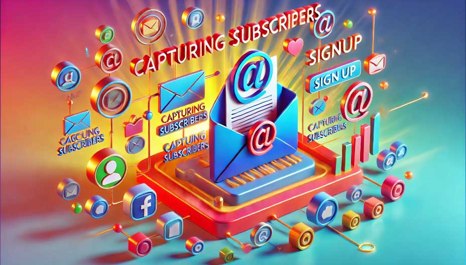 uso de redes sociales para captar suscriptores