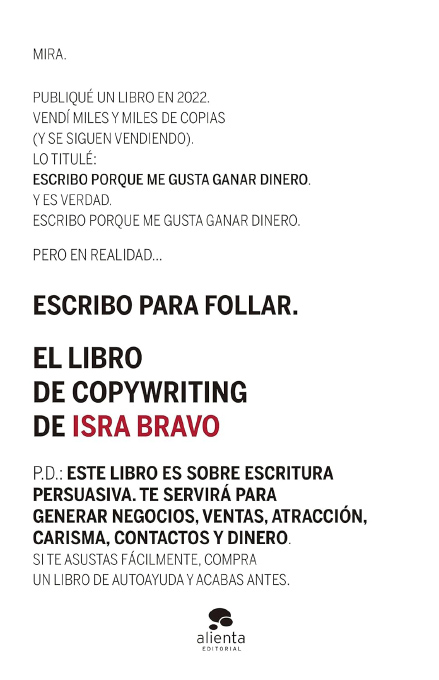 libro copywriting isra bravo